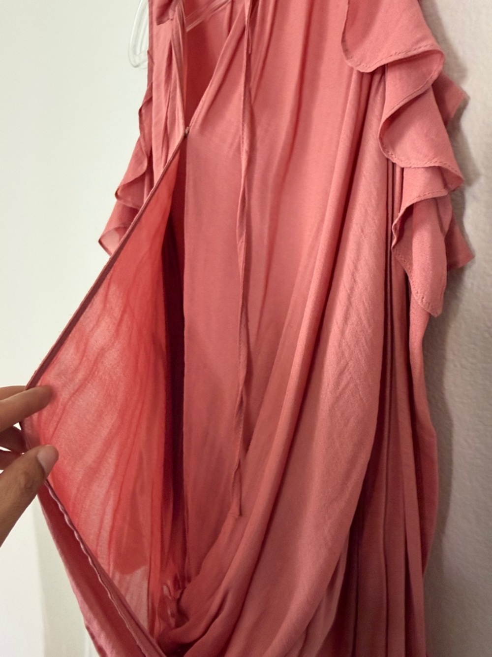 Maeve Open Ruffle Shoulder Top - Picture 4 of 5